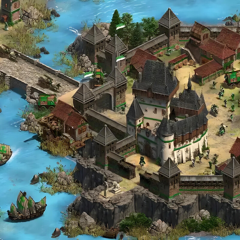 Age of Empires 2 HD version of Conqueror classic original HD remake computer stand-alone game winXP-11