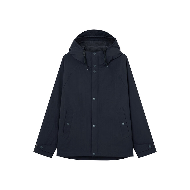 HAZZYS Men's Clothing Spring and Autumn Commuting PHIZ Men's Jacket Internal and External Pockets Outdoor Casual Hooded Jacket for Men