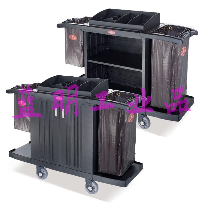 Southern bilateral service vehicle hotel room work linen vehicle room entrance hand push collection vehicle cleaning cleaning vehicle unilateral shuttle flexible universal