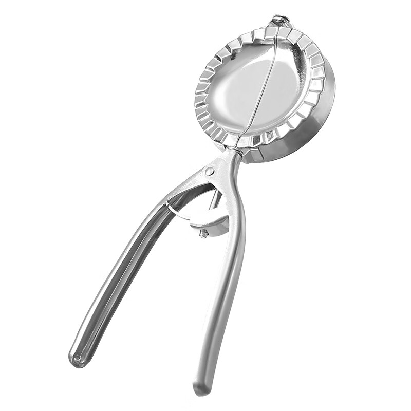 He Jiagong's new semi-automatic dumpling making tool household round dumpling wrapper model imitation handmade stainless steel dumpling pinching artifact semi-automatic dumpling clamp