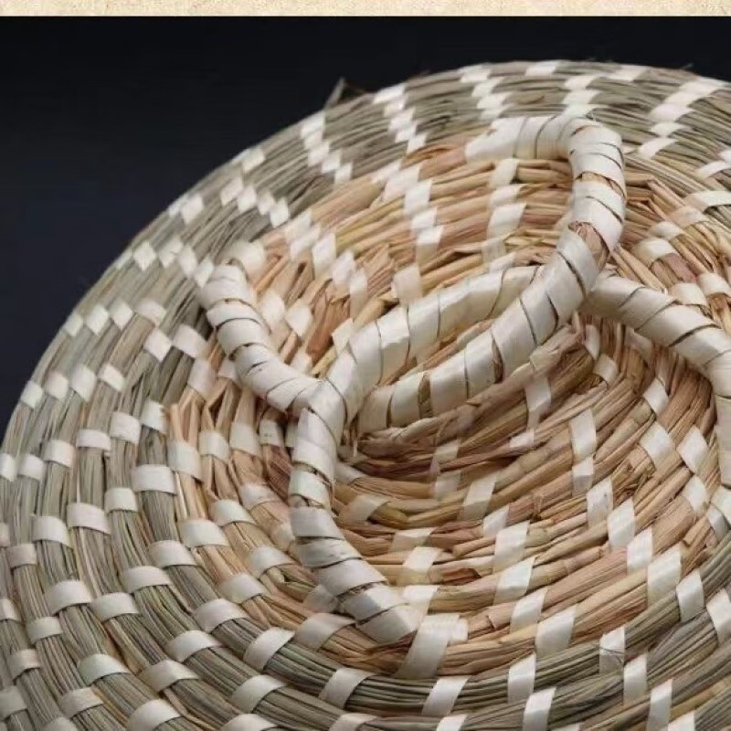 Meikejie Pot Lid Straw Bridle Bamboo Steamer Deepened and Height Straw Hat Steaming Lid Steamer Universal Cage Cap Pot Round Lid Universal 26 cm according to the inner diameter of the pot mouth Ordinary style without edging