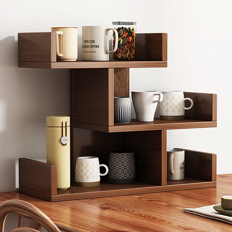 Jin Riman multi-layer storage rack display rack toy figure multi-functional storage rack desktop storage rack Bogu rack water cup holder multi-functional storage rack 34*16*36