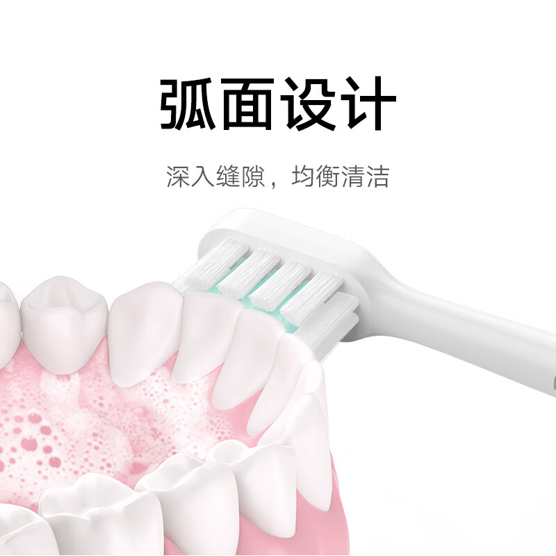 Mijia Adapter T200/T200C Mijia Sonic Electric Toothbrush Head 3 Pack