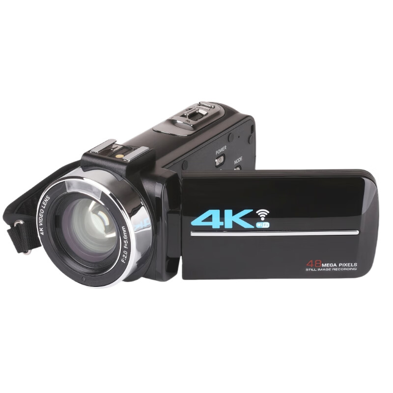 Jiangyou handheld DV camera dedicated to shooting high-definition digital photography camera small portable travel home conference VLOG optical zoom infrared night vision video and photo all-in-one optical zoom (supports dual-screen simultaneous display) host + data cable + remote control + lens cover + card reader (no card) = standard