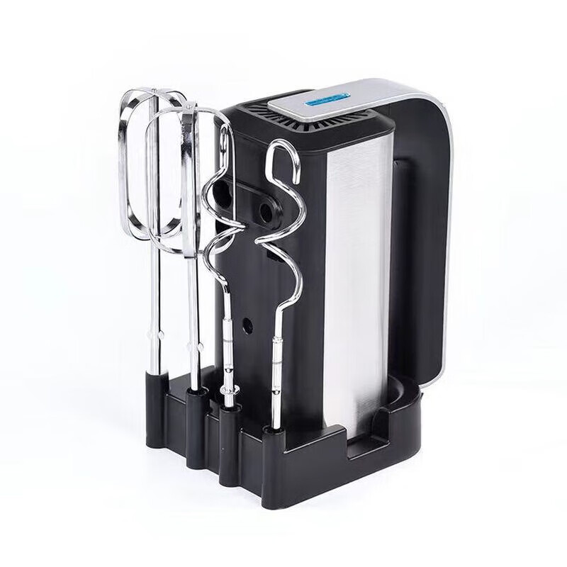 Huaiman egg beater mixer new electric egg beater household high-power 304 stainless steel egg beater ice cream standard + 12 wire rods + storage base