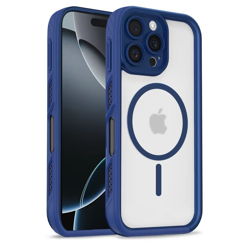 95% new Movius is suitable for Apple 16promax mobile phone case, heat dissipation and breathability, iPhone16promax magnetic mobile phone case, ultra-thin anti-fall mobile phone case, anti-scratch and wear-resistant protective cover