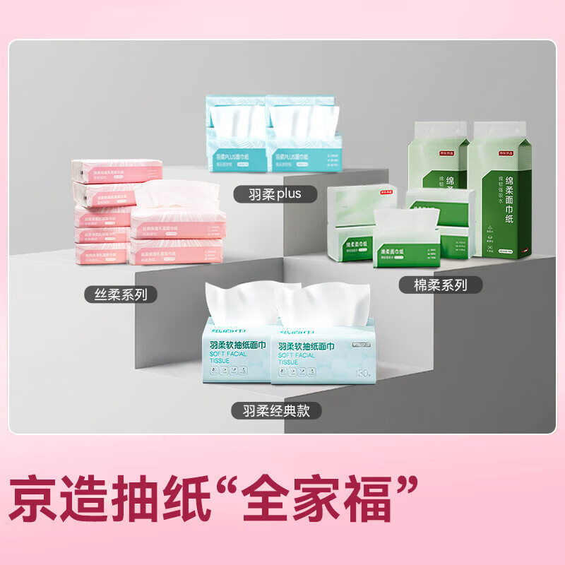Jingdong Tokyo silk soft moisturizing cream tissue paper 100 * 12 pack facial tissue soft and skin-friendly children's cloud soft tissue paper self-operated
