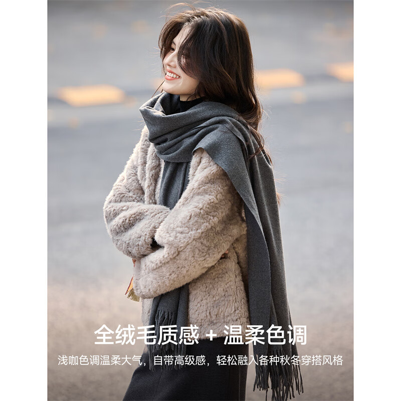 Xinfeiyu high-end warm and environmentally friendly fur 25 new winter style fashionable imitation fur plush short coat for women