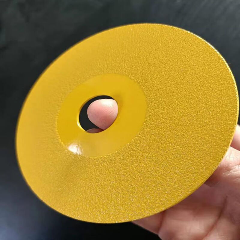 Shantou Lincun slate ceramic tile glass jade cutting and polishing brazed diamond saw blade all-ceramic 45-degree chamfer widened brazing cutting and polishing disc 5 pieces