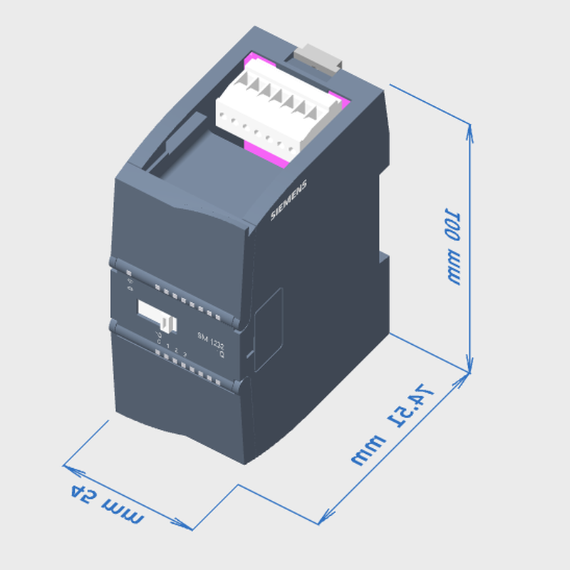 Siemens 6ES7232-4HD32-0XB0 PLC module controller SIMATIC S7-1200, analog output, SM 1232