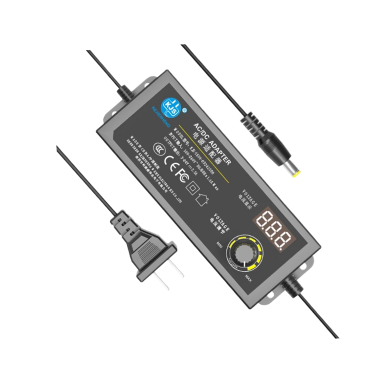 KJS adjustable voltage power adapter 3-24V2.5A 60W with monitor