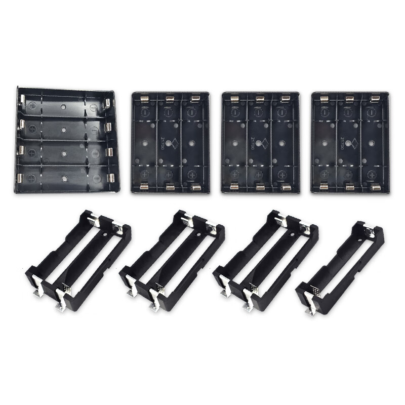 Dafuri 21700 lithium battery box PCB pin type 1 cell/2 cells/3 cells/4 cells series/parallel battery slot 3.7v base 21700 1 cell pin type