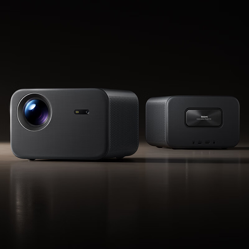 Xiaomi (MI) REDMI Projector 4 Pro Home Projector Smart Home Theater 600 Lumens CVIA Brightness Dual 8W Speakers + Passive Board MEMC Dynamic Compensation REDMI Projector 4 Pro