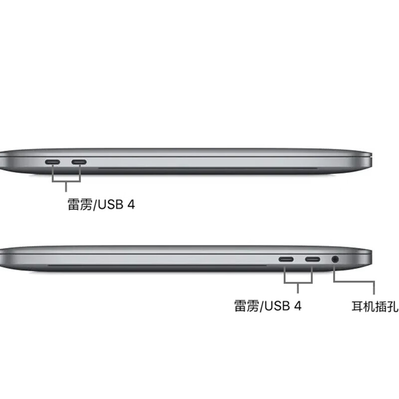 Apple second-hand Apple laptop Macbook Pro business office rendering editing game MacOS+Win dual system coexistence 20 models of 13-inch MWP42 10th generation i5/16-512G Intel model-Pro series 99% new