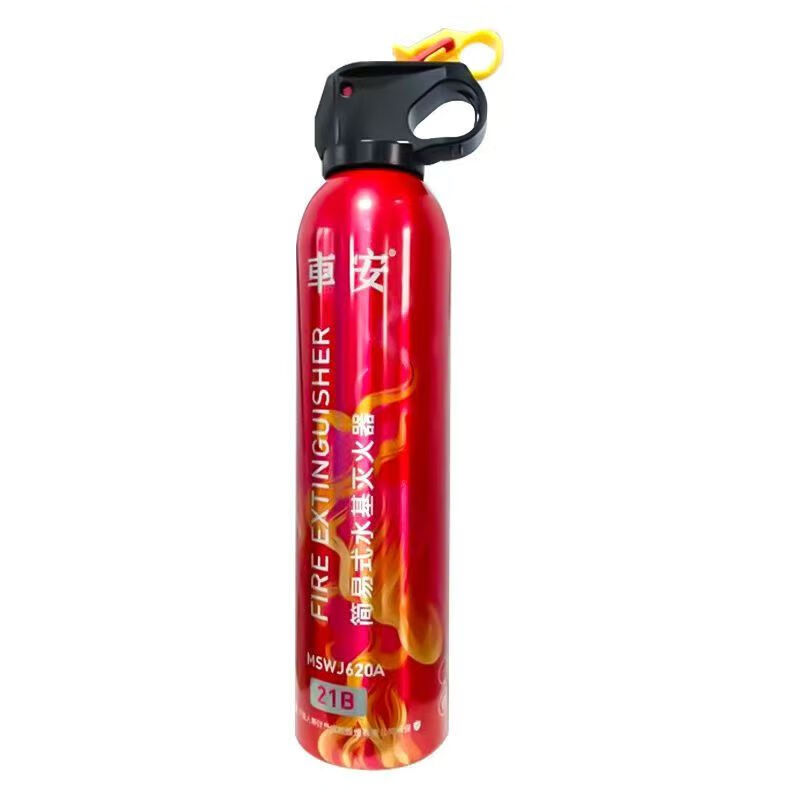 Chean water-based fire extinguisher national standard 21B upgraded explosion-proof 13B vehicle-mounted car household portable annual inspection high temperature resistance 620ml water-based upgraded water-based 21B fire extinguisher