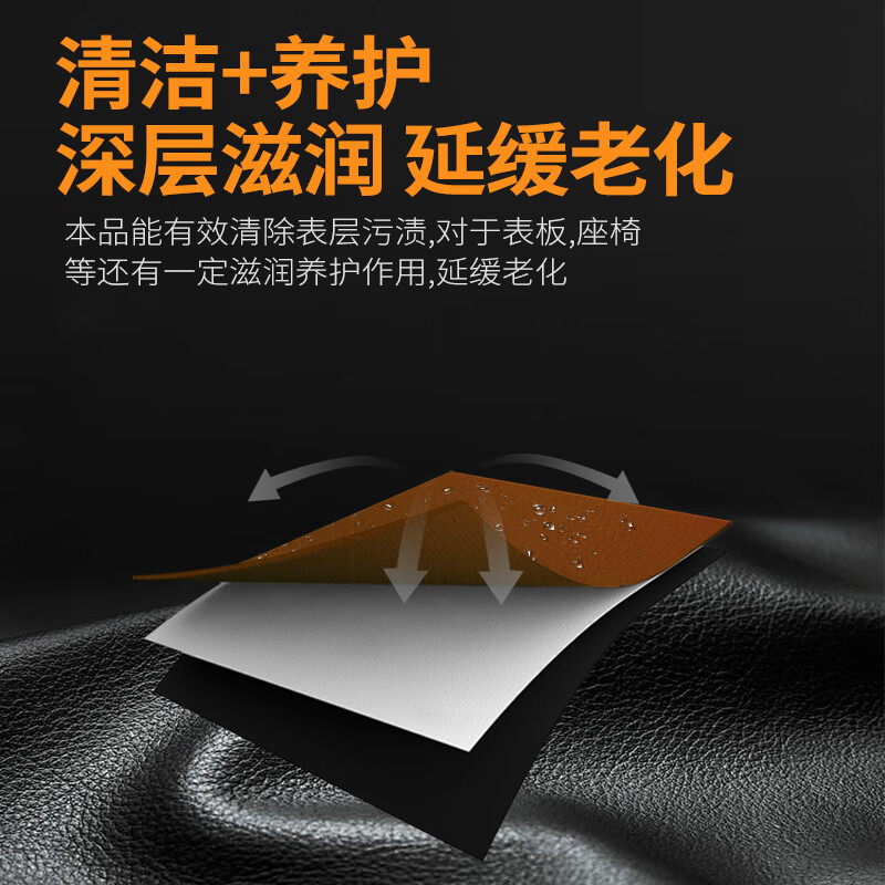 Fabric Seat Interior Cleaner Car Seat Cushions Fabric Velvet Weaving No-Wash Cleaner Powerful Decontamination 450ML_5 Bottles Fabric Seat Cleaner
