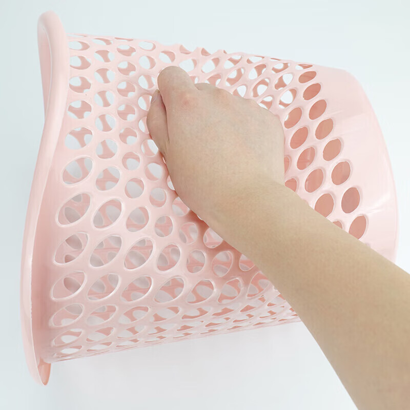 Jinshiluo K599 Trash Can Paper Basket Blue 5 Pieces Hollow Trash Can Bathroom Plastic Trash Can Trash Can