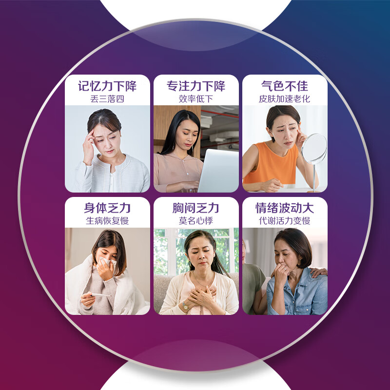 Centrum middle-aged and elderly women's multivitamin B complex VD3EC calcium magnesium iron zinc nicotinamide qi and blood Silver Centrum 160 capsules