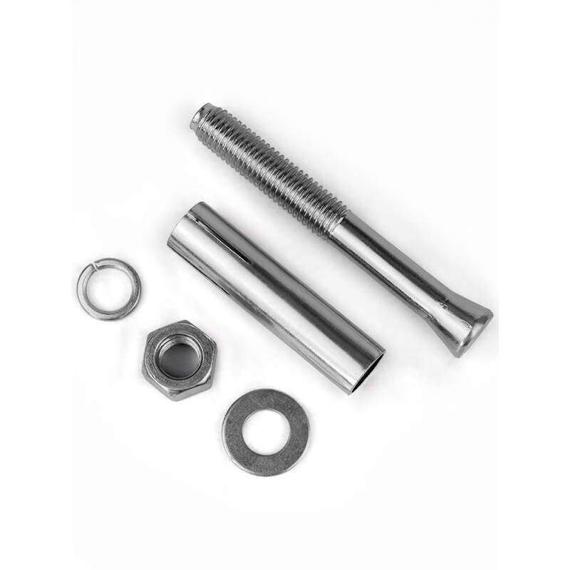 Thousand-speed wheel national standard 304 stainless steel expansion screw bolt lengthened expansion tube M6*80 (10 pieces) 304