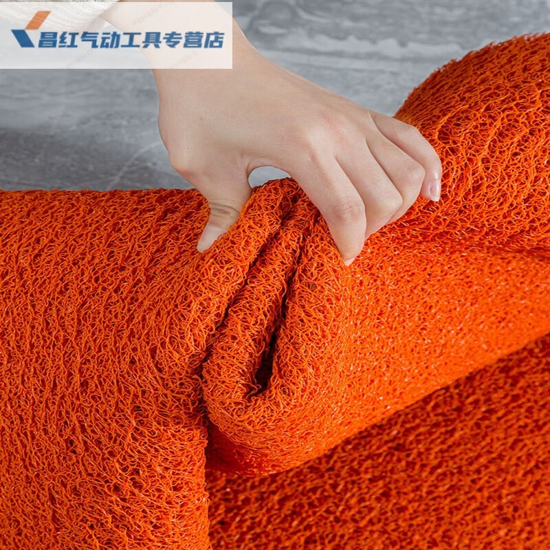 3M floor mat Langmei 6050 silk circle door carpet foot mat custom-made commercial door mat can be pressed with words and custom LOGO gray 80*80CM