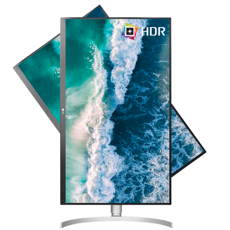 90% new LG 27-inch 4K monitor Ultra HD HDR IPS Rotation Lift UHD Color Calibration Reading Mode Game Computer Monitor Suitable for PS5 27UL550-W