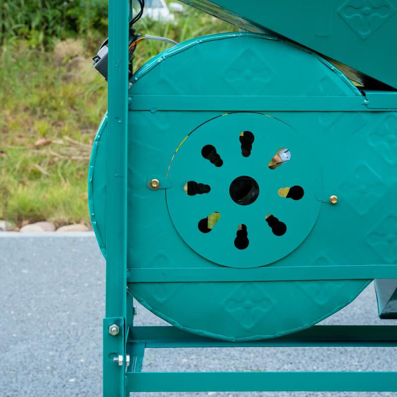 Wen Yijia high-efficiency rapeseed threshing machine household small fully automatic agricultural rapeseed shelling machine labor-saving and durable threshing dark green flashlight dual-purpose windmill