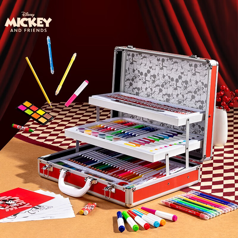 Disney Children's Painting Set Art Watercolor Brush Set Gift Box Painting Set Birthday Gift Boy Children New Year Gift DM29445M