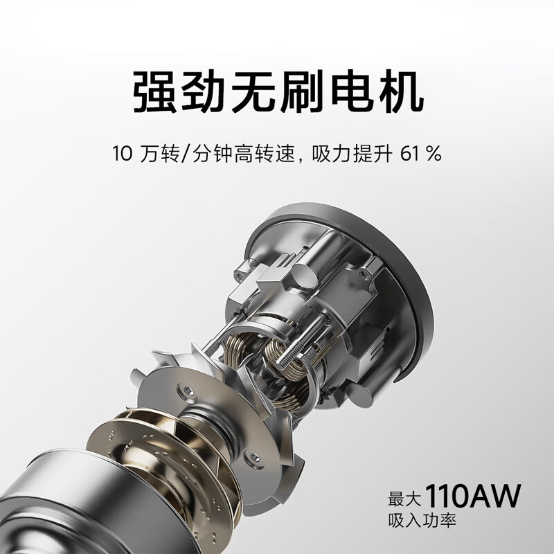 Mijia Xiaomi Wireless Car Vacuum Cleaner has high suction power and long battery life. It is lightweight and portable. It is suitable for car-mounted outdoor household cleaning in many scenarios.