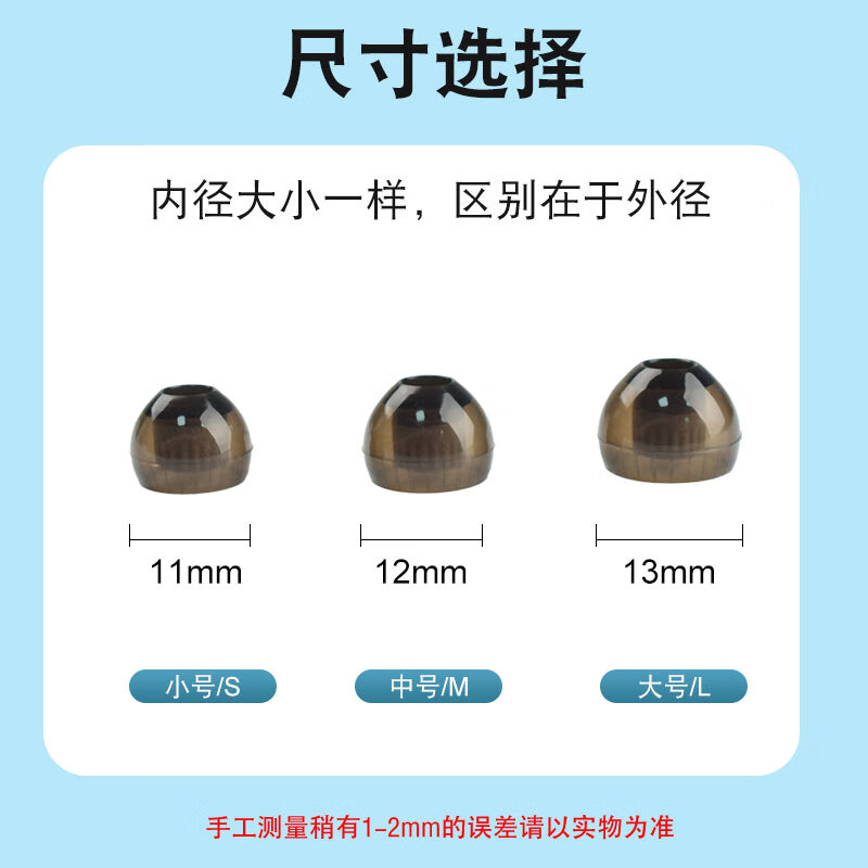 Feather Touch Thread Upgraded Headphone Covers Suitable for ROG TWS Speednova Gaming Headphones Ear Caps Arrive TWS ANC Silicone Case Hypoallergenic Latex Cover Earplug Protective Cover Threaded Ear Caps Transparent White Optional 3 Pairs Default Large, Medium and Small Remarks Size Independent Packaging