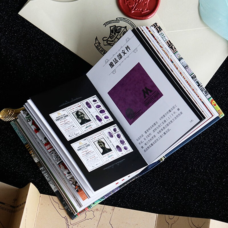 Harry Potter Mini Book Visual Art Warner Officially Authorized Harry Potter Art Album Set Collection Movie Visual Art Design Mini Book Harry Potter Collection Palm Book Produced by Shuyi Design