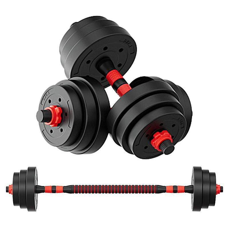 Runhuanian Dumbbell Men's Fitness Home Exercise Equipment Set Combination Barbell Women's Rubberized Adjustable Weight Yaling Pair Classic 100 Jin 50 Jin * 2 Dumbbells/Barbell Factory Direct Sales Ready Stock Shipped Within 24 Hours