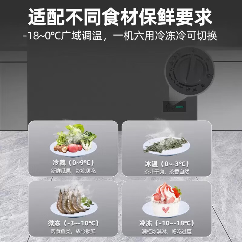 Xingx (XINGX) freezer household first-class energy-saving alloy liner refrigerator freezer refrigeration conversion cabinet small freezer commercial horizontal single-temperature copper tube automatic defrost first-class energy-saving alloy liner 200 liters