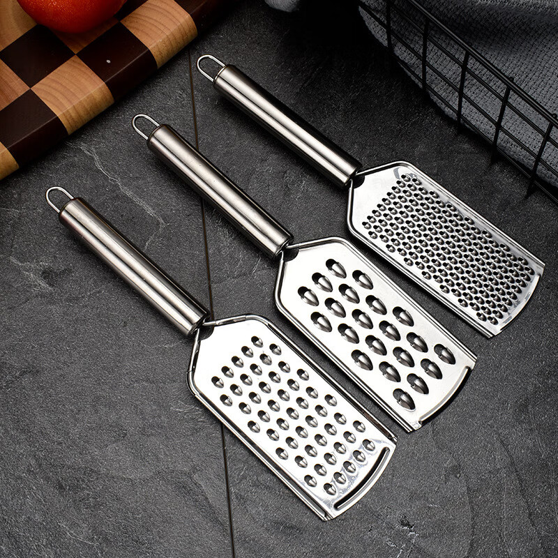 FVFH German multifunctional stainless steel grater cheese grater cheese grater vegetable and fruit grater radish grater bow grater small hole grater