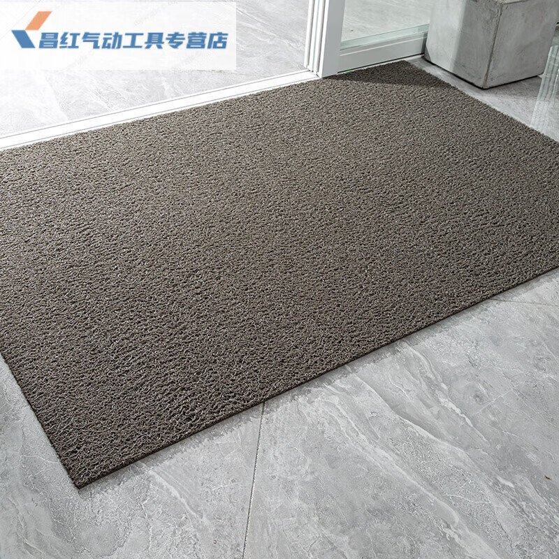3M floor mat Langmei 6050 silk circle door carpet foot mat custom-made commercial door mat can be pressed with words and custom LOGO gray 80*80CM