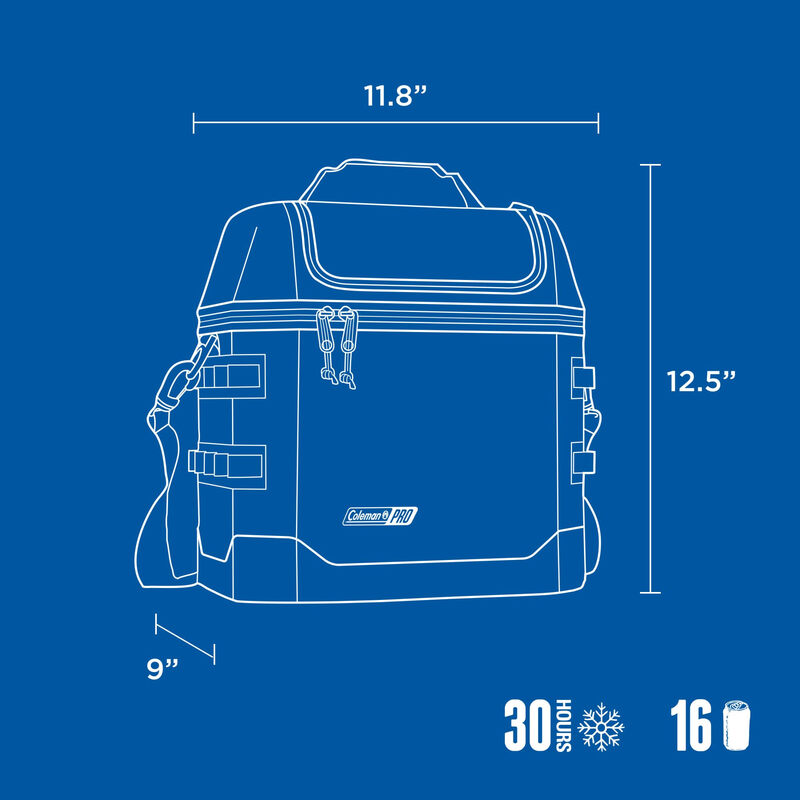 Coleman Coleman 16-pack outdoor portable cooler, 30 hours of cold storage, specially designed for camping and picnics
