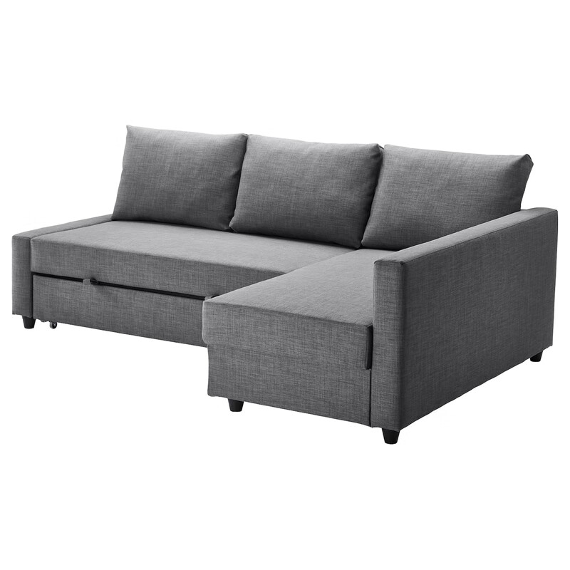 IKEA (IKEA) FRIHETEN Corner Sofa Bed with Storage Sitting and Sleeping Living Room Simple Multi-Function Folding Bed Dark Gray Sofa Bed