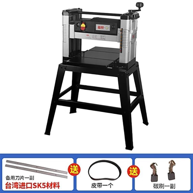 New model imported from Germany, flat planer, automatic feeding electric planer, woodworking planer, household small electric worker, 12:5 inch 2000W planer bracket