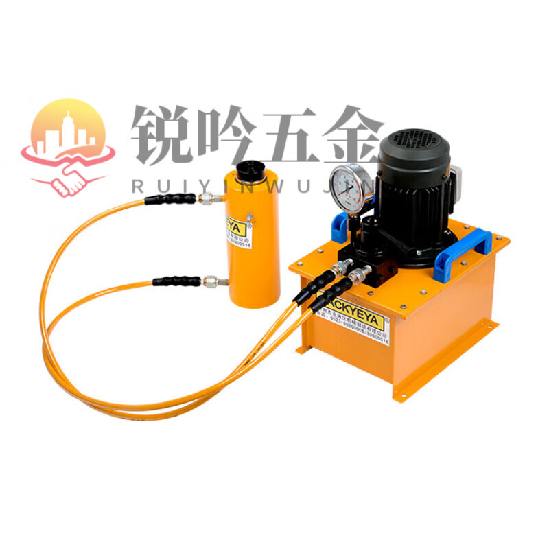 Pupan electric hydraulic jack 100t200T300 ton 500 split cylinder large tonnage separated heavy-duty vertical 50 ton stroke 200mm set including electric pump DYG5