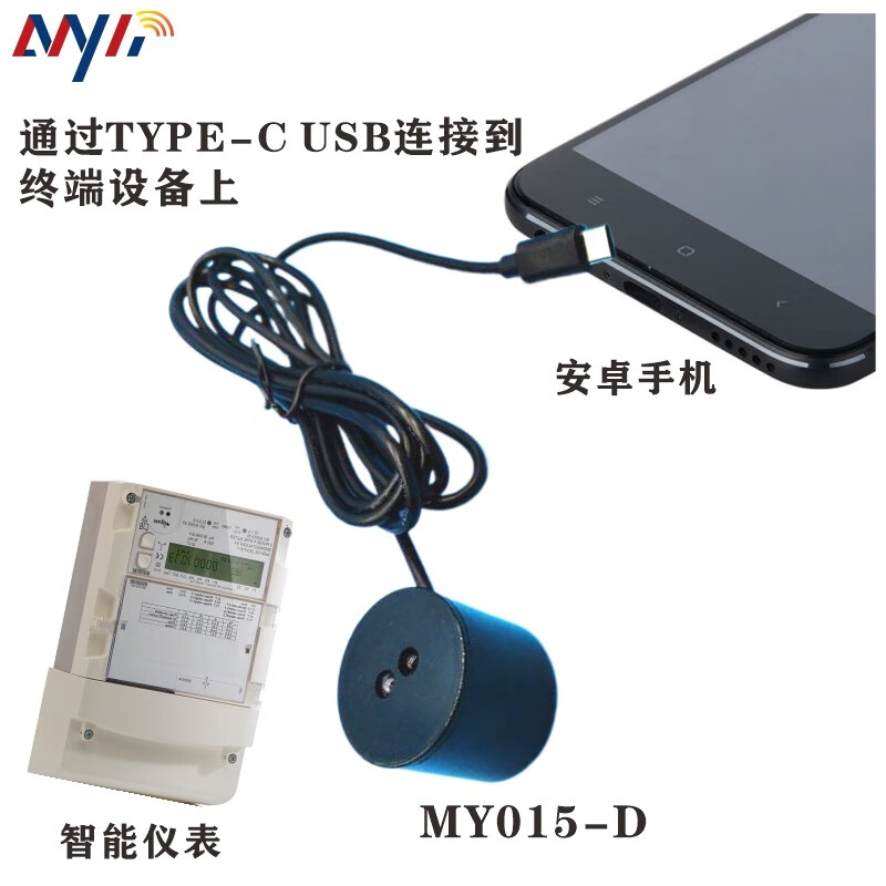 Yue Changsheng Type-C USB near infrared photoelectric infrared IEC1107 export electricity meter water meter gas meter copy FT232TYPE-CUSB near infrared