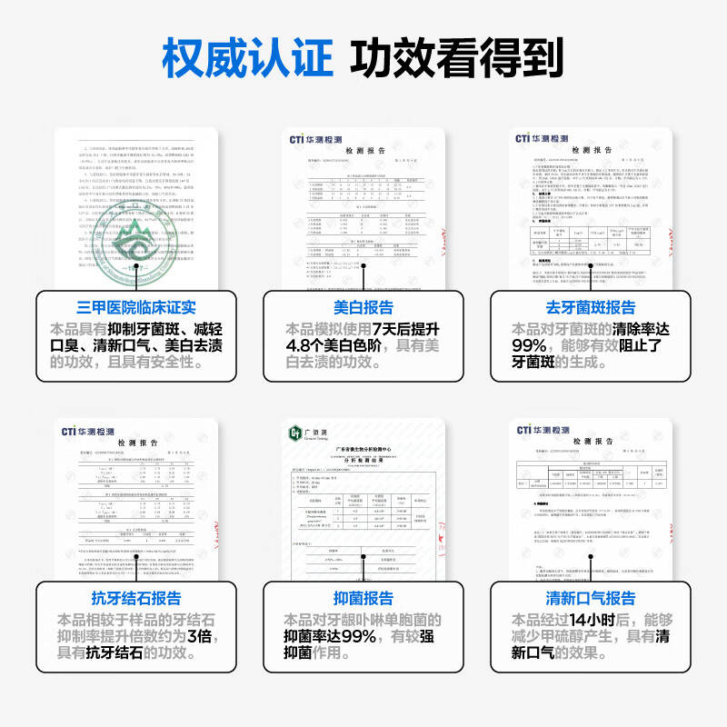 Half-and-half clearing toothpaste, whitening, thermal lysozyme-soluble, antibacterial, plaque removal, fresh breath, 14-day whitening 100g