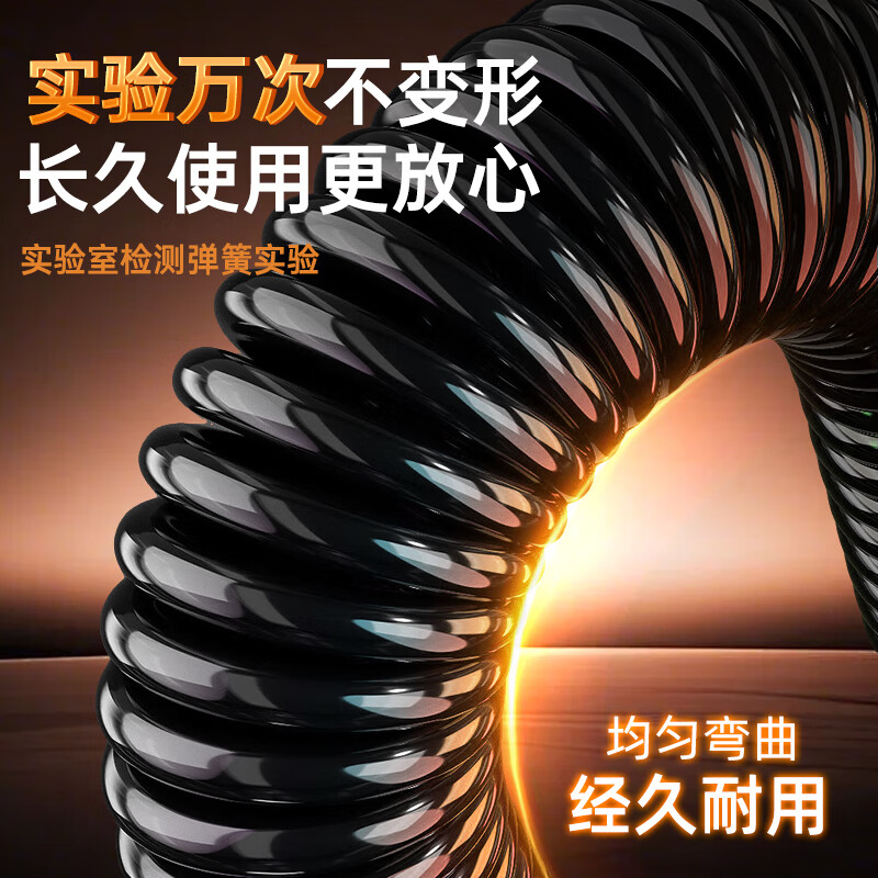 XTEP arm strength bar grip strength device for men, chest expander, arm strength spring, adjustable fitness home trainer 30-40-50KG