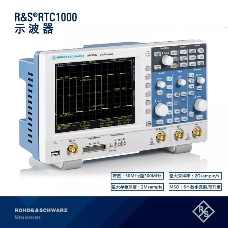 RTC1002 oscilloscope Rohde & Schwarz R&S original spot RTC1002