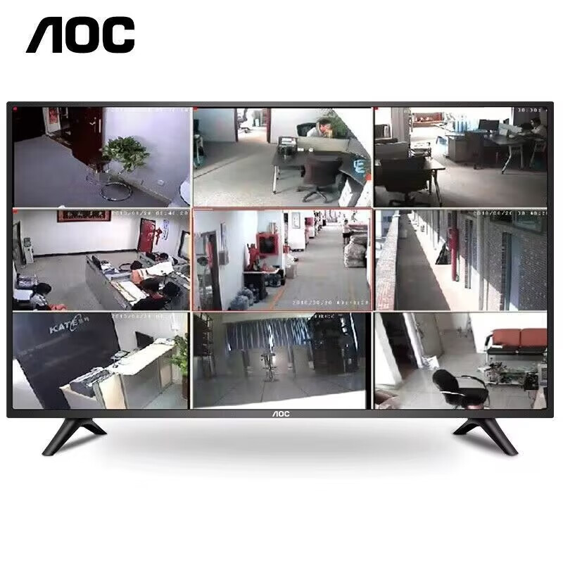 AOC commercial TV monitor building elevator shopping mall restaurant store advertising screen security monitoring special display screen can be wall mounted 32 inches