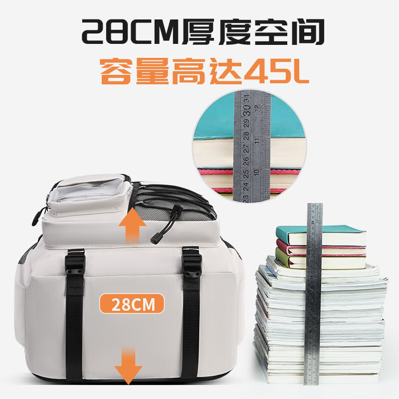Di Shuai school bag for junior high school boys, large capacity, good looks and burden reduction for primary school students, grade 4-6, lightweight, middle school and high school college students