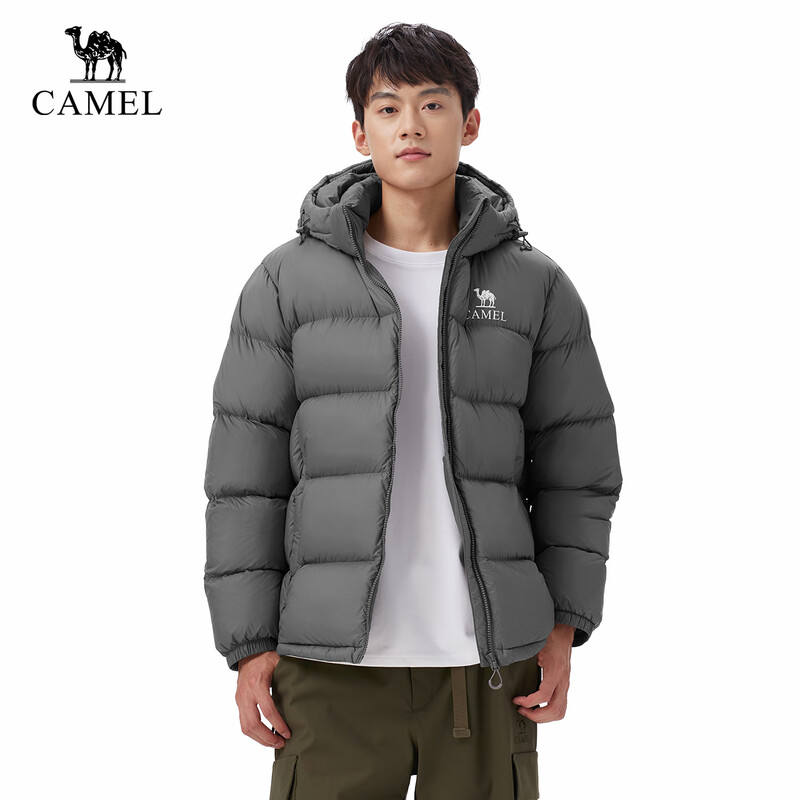 CAMEL Black Diamond Gilt MAX | Gold Foil Heat Storage and Warming Winter Removable Hood Down Jacket Couple Warm Jacket