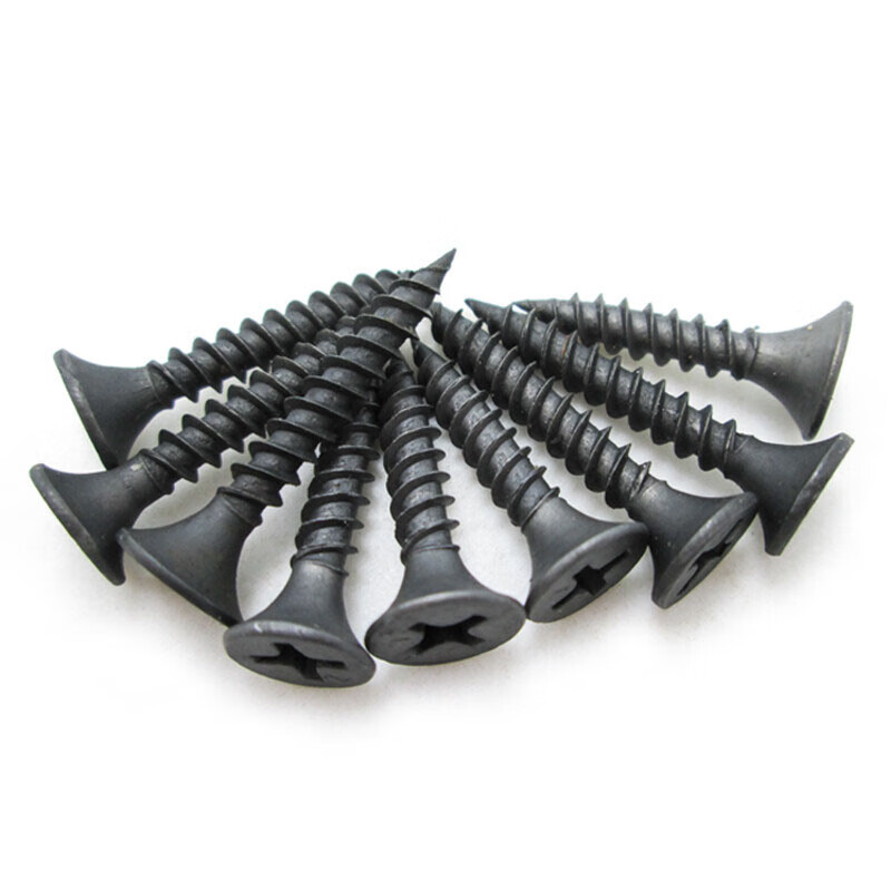 Jestin self-tapping screws high-strength dry wall nails wood screws wallboard nails keel self-tapping cross flat head self-tapping screws high-strength M3.5*30 (100 pieces)