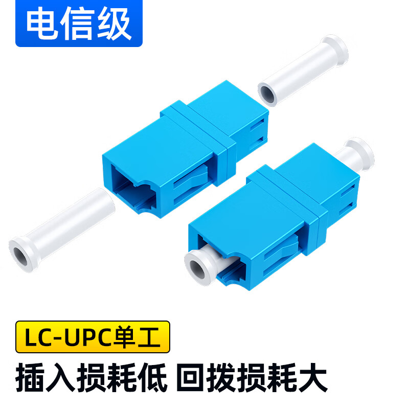 Sai Fiber carrier-grade optical fiber coupler LC interface docking adapter simplex adapter fiber flange docking connector single-mode jumper compatible extension connector