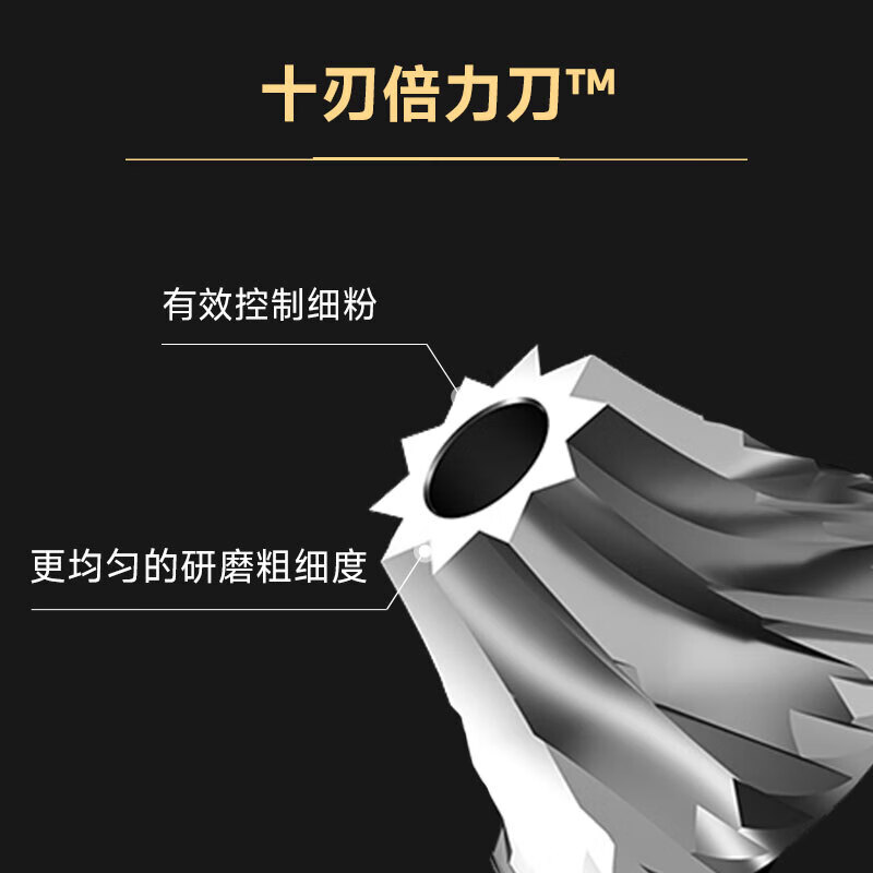 COCINARE coffee grinder hand-cranked electric all-in-one grinder coffee bean grinder DUO B38 Pro ten blades