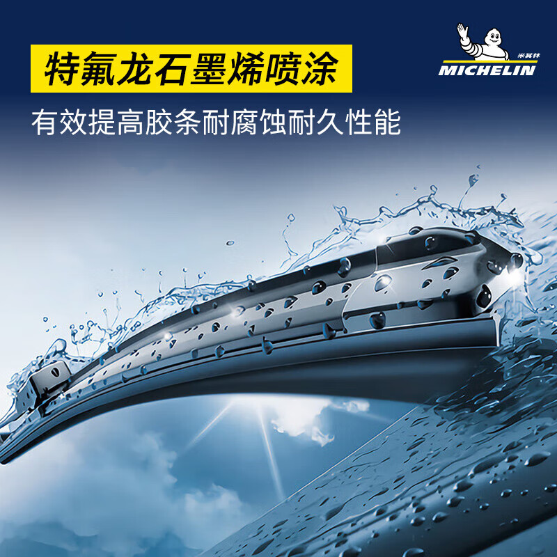 Michelin's new boneless silent windshield wiper is suitable for Changan CS55 17-so far Fengyun Hongqi Wenjie 24/17C
