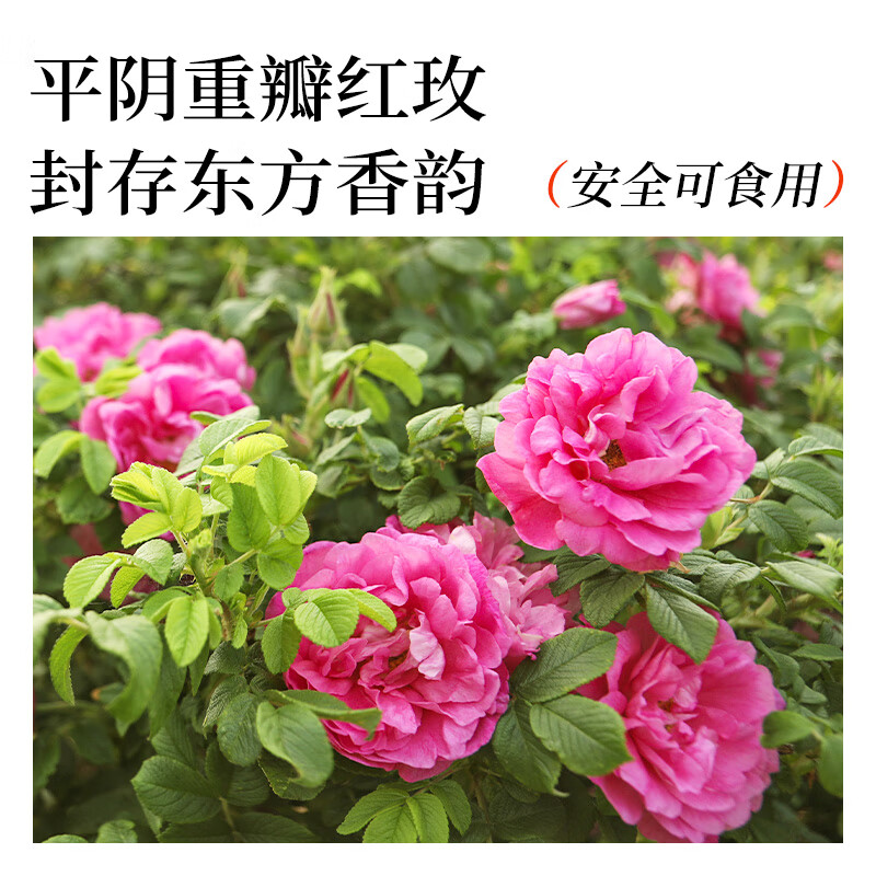 Zhanyi Rose Petals 25g Pingyin Double Red Rose Fresh Dried Petals Edible Snowflake Crispy Donkey-hide Gelatin Cake Baking Ingredients